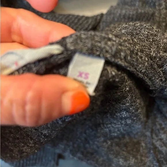 Athleta xs Gray Open-Front Sweater - Picture 5 of 6